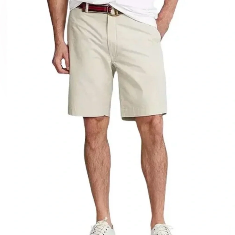 POLO Ralph Lauren Classic Fit 100% Cotton Size 32, 9 inch inseam Chino Shorts - Picture 1 of 5